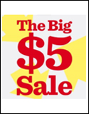 The Big $5 Sale